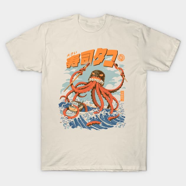 The Tako Sushi T-Shirt by Ilustrata